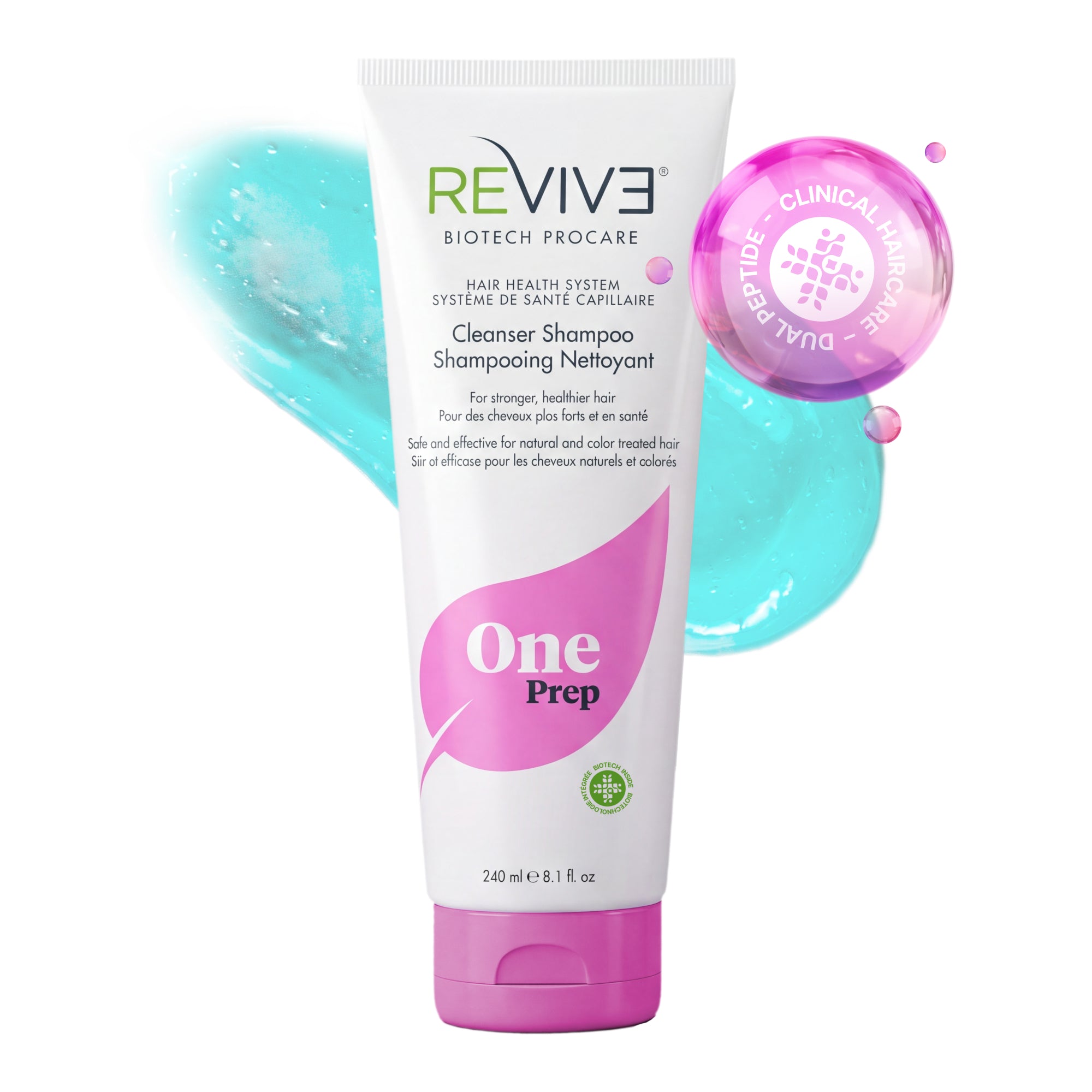 REVIVE 3 CLINICAL – Dual-Peptide SCALP NOURISHING & CLEANSER Shampoo 8.1oz/240ml